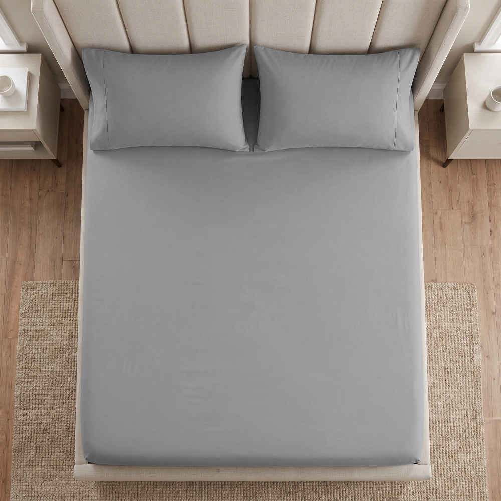 Moonstone Grey Fitted Sheet - Photo 2